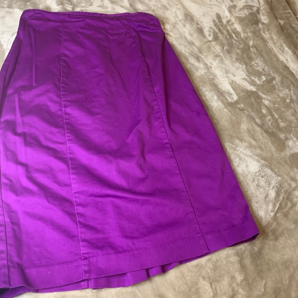 Purple A line skirt